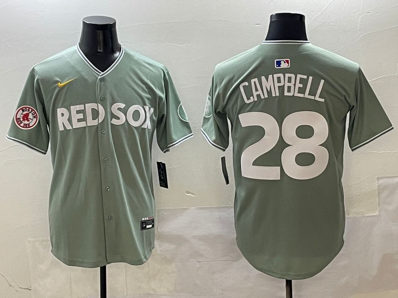 Men Boston Red Sox #28 Campbell Green Joint Name Nike 2025 MLB Jersey style 4255->boston red sox->MLB Jersey